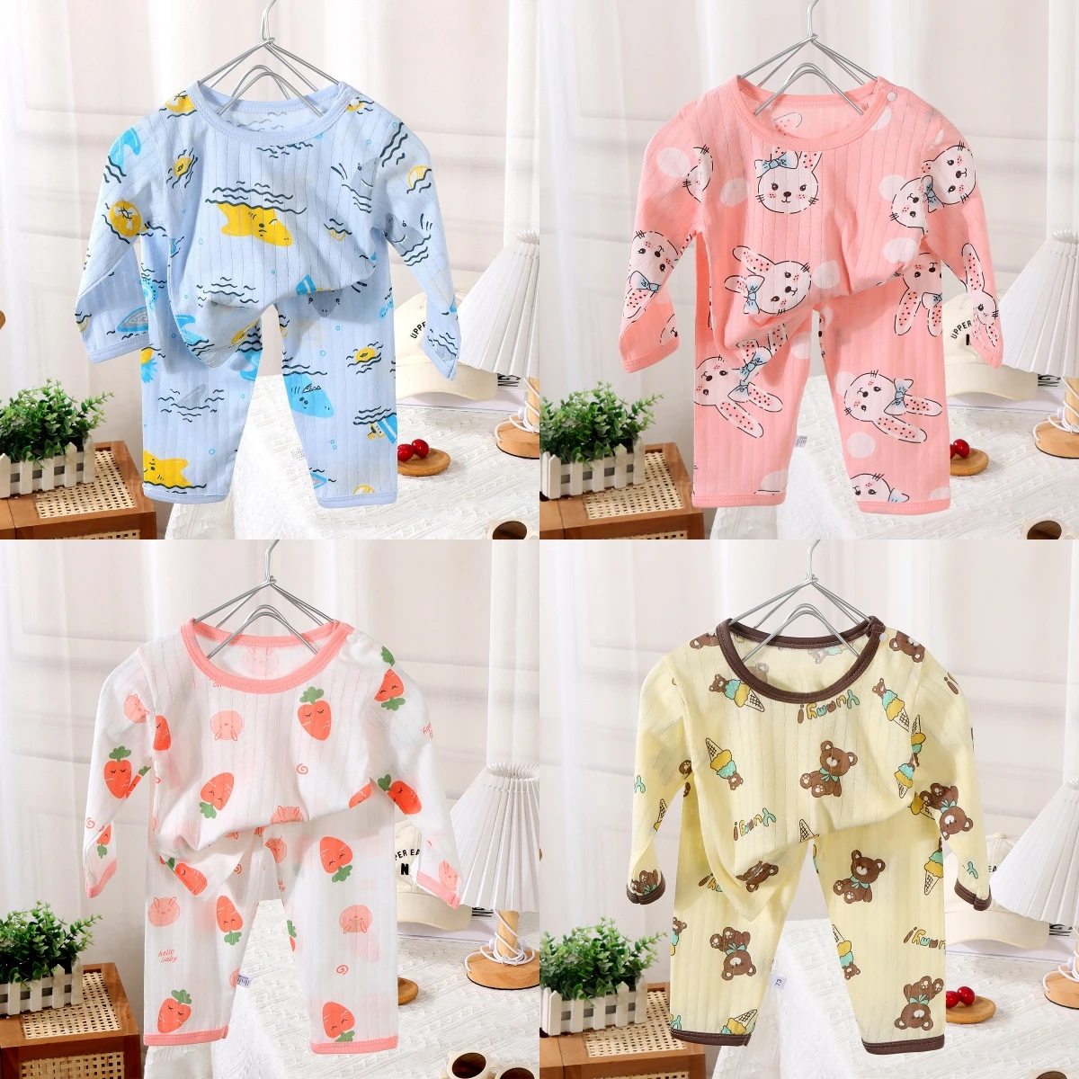 Baby Clothing Crochet - 2024 New Baby Cotton Home Clothes