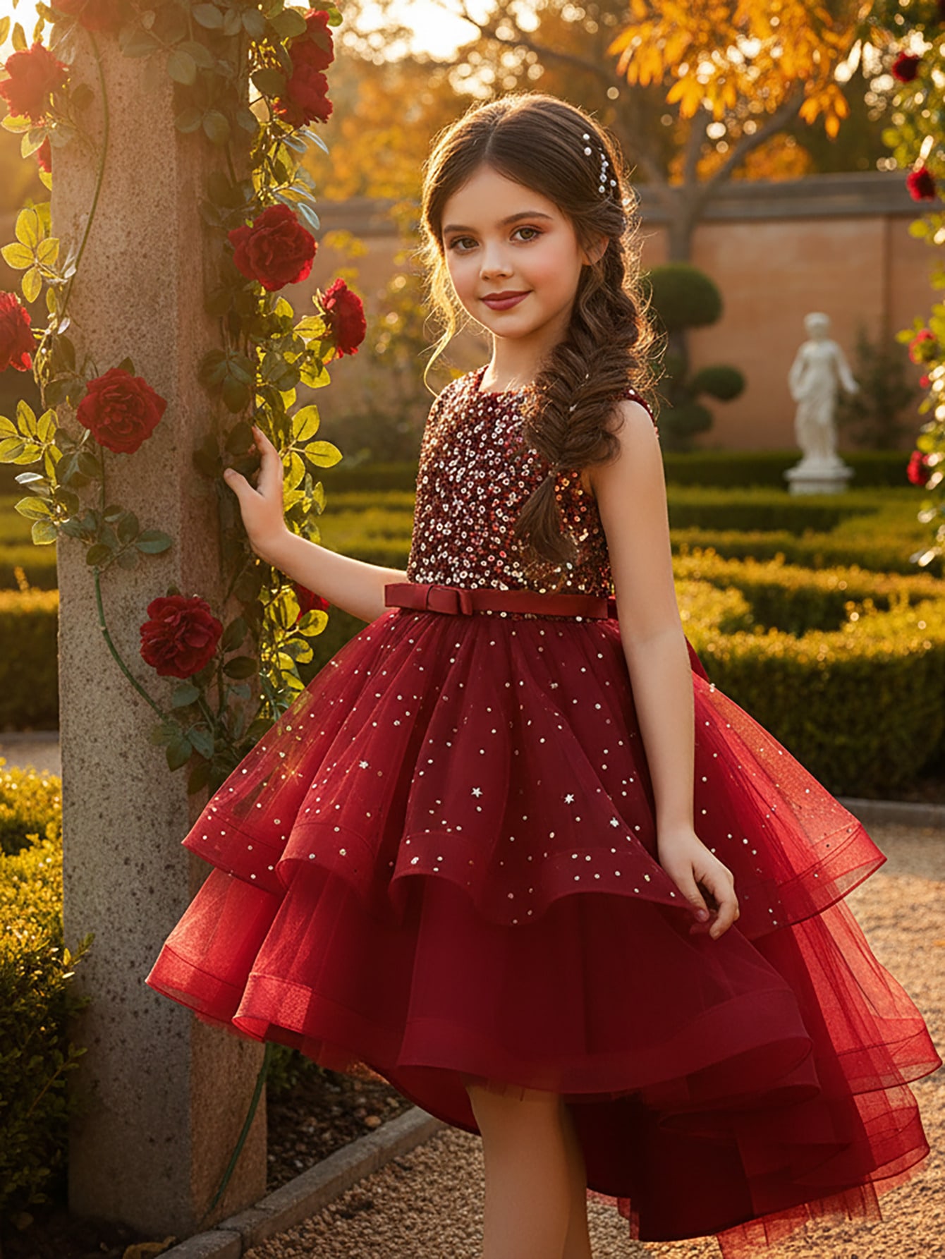 Baby Clothing Crochet - Abito da Principessa per Bambina con