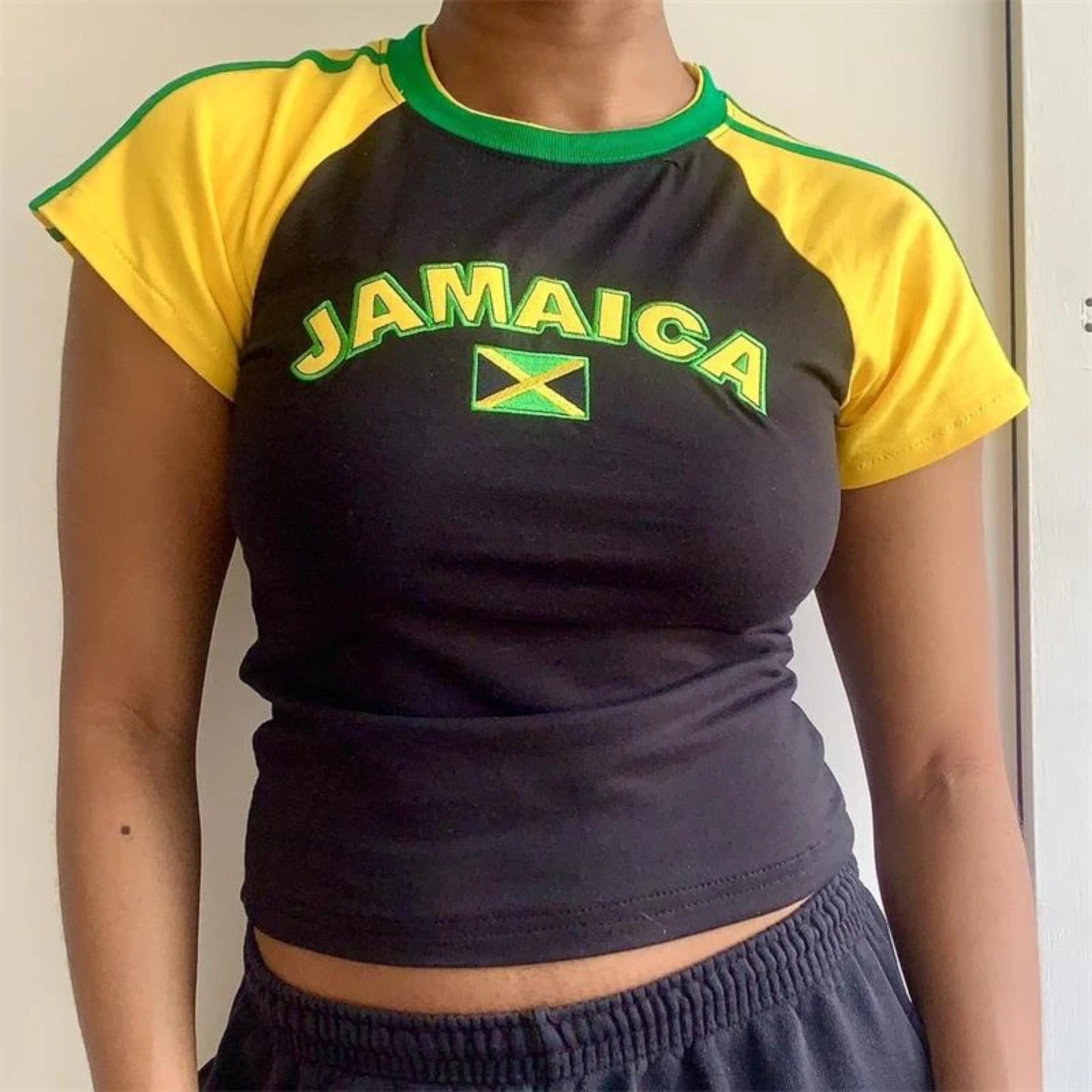 Baby Clothing Cheap - T-shirt da donna estetica Jamaica con