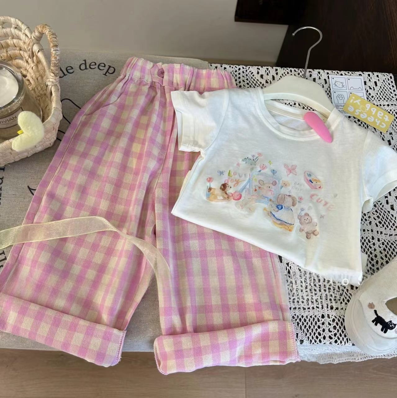 Baby Girl Clothing Zara - Set di abbigliamento per bambini Top