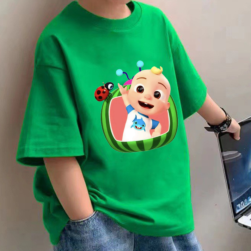 Baby Clothing Gifts - Cocomelons T-shirt per bambini Anime Cotone