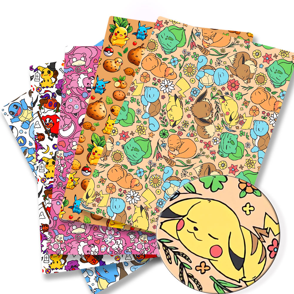Baby Clothing Items - Pokemon Cartoon Fabric140 * 50cm Cucito