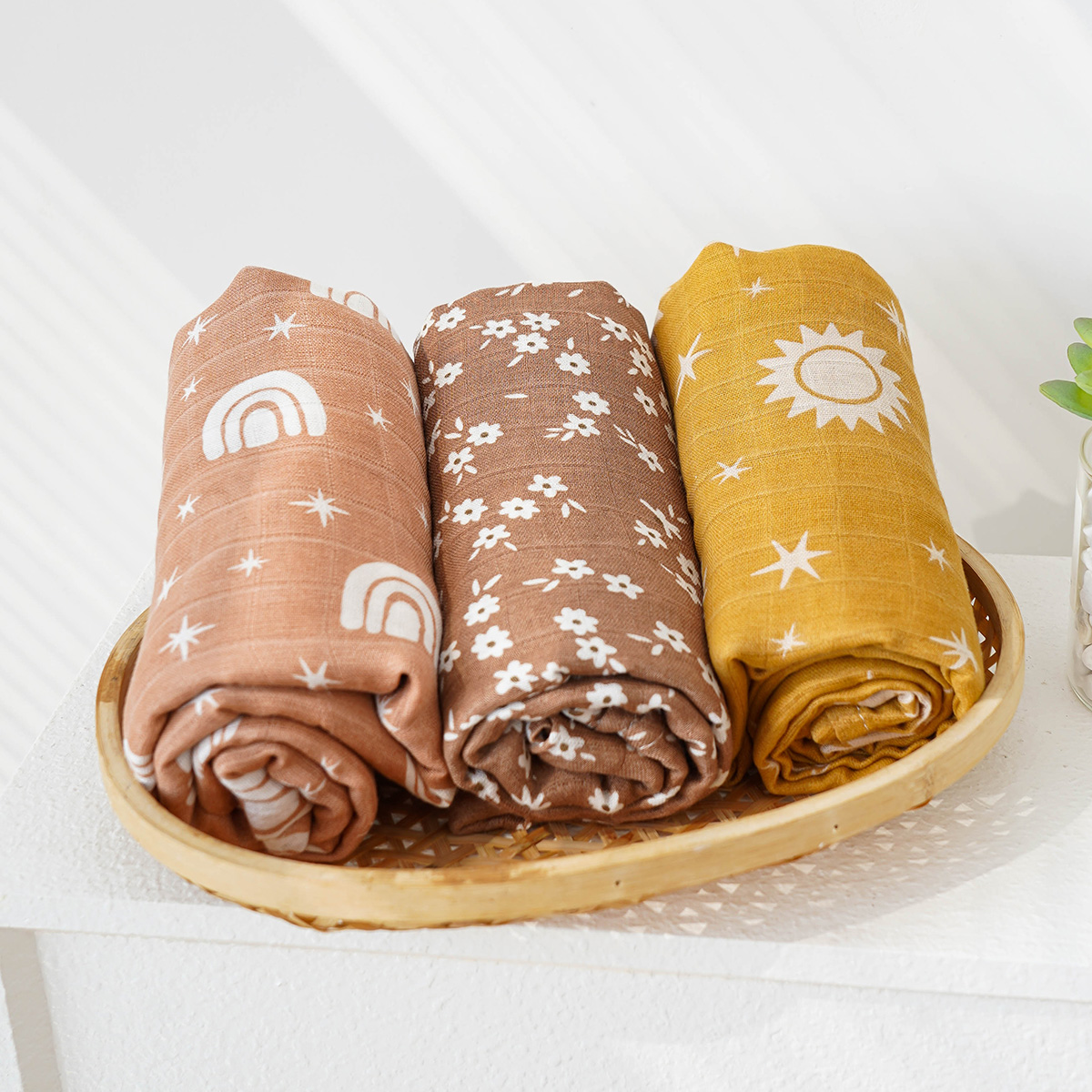 3 pezzi/set mussola di bambù c - Muslin Swaddle Wrap recensione e prezzo