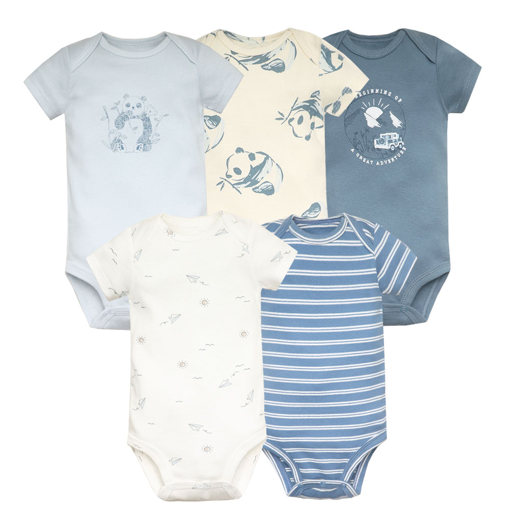 5 pz/lotto Tuta Del Bambino di - Baby Clothing Outlet recensione e prezzo
