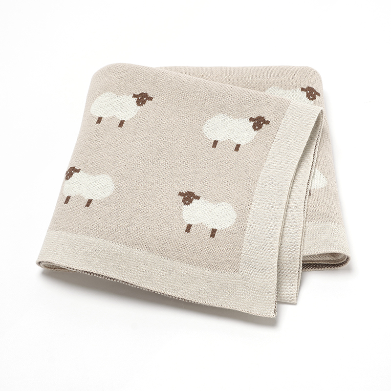 Cute Sheep Print mussola neona - Muslin Swaddle Wrap recensione e prezzo