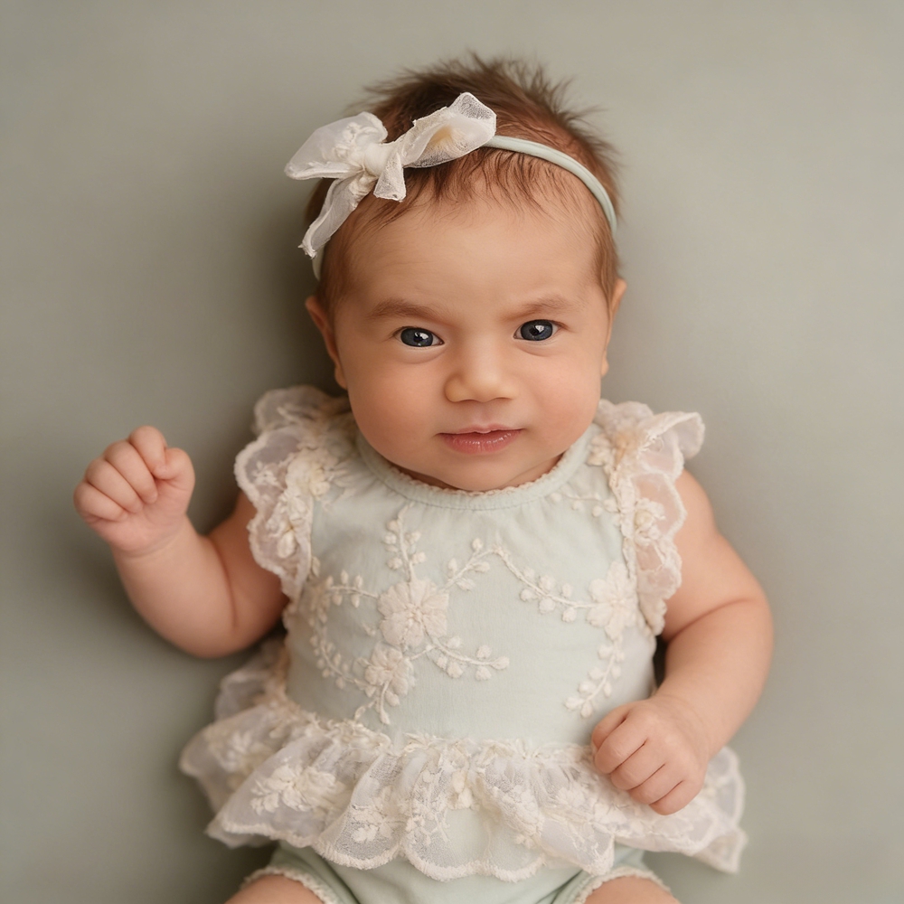 Tutina in Pizzo Verde Pastello - Baby Clothing Outlet recensione e prezzo