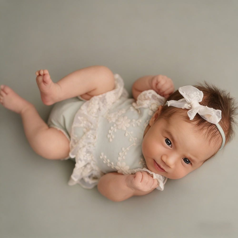 Tutina in Pizzo Verde Pastello - Baby Clothing Outlet recensione e prezzo